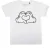 Disney Meisjes Love Hands Mickey Mouse T-shirt (Wit)