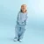 Wheat wide leg casual broek lichtblauw