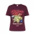 ONLY CARMAKOMA Carbolette S/S Jeans Fit Tee Jrs T-shirt Plus Size – donkerpaars