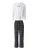 Karl Lagerfeld Pyjama lang  zwart / wit