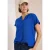 Cecil Dames Blouse met korte mouwen en gespleten hals in Blauw