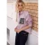 Gestreepte blouse met borstzak
