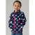 NAME IT MINI fleecevest met hartjes – donkerblauw