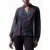 French Connection Cecily Estella Ggt Poet Blouse Blackout Multi