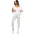 Brave Soul Dames/Dames Legging Zijgestreept (Mint/Wit)