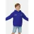 Little Cars hoodie met backprint blauw