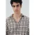 Oversized Geruite Woven Shirt
