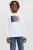 JACK & JONES JUNIOR longsleeve JJECORP van katoen wit