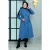 Garni Detailed Jas Blauw