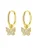 Hey Happiness Oorbellen ‘Butterfly Whisper’  goud