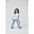 KIDS ONLY MINI wide leg jeans light blue denim