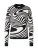 OBJECT Trui ‘RAY’  zwart / wit