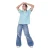 Dames-T-shirt Project X Paris Basic ample logo