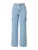 EDITED Cargojeans ‘Nalu’  blauw denim