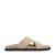 Manfield suède slippers beige