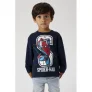 NAME IT MINI Spiderman longsleeve donkerblauw