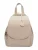 Roberta M Beige Rundleer Tas
