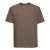Russell Heren Klassiek Ringspun Katoen T-Shirt (Mokka)