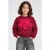 Cars sweater met tekst – donkerrood/roze