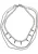 Urban Classics Ketting ‘Meridian’  zilver / wit