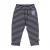 BESS katoenen regular fit gestreepte babybroek met patches – donkerblauw/grijs