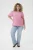 Blouse met korte mouwen Regular fit Rosebloom CC pink