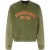 Dsquared2 Bros Est 1964 Design Cypro Fit Militair Groene Sweatshirt