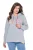 LAURASØN Sweatshirt  grijs gemêleerd / lichtoranje / pink