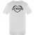 Love Moschino T-shirt Met Opvallend Hartlogo In Wit