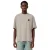 QS relaxed T-shirt met backprint beige