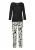 VIVANCE Pyjama  zwart / wit