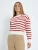 minus Sweatshirt ‘Estella’  rood / wit