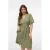 VERO MODA CURVE midi jurk groen