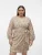 Vero Moda Curve Cocktailjurk  beige / goud