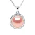 SUN zoetwater parel 9-10 mm Roze 925