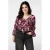 MS Mode top met paisley print donkerrood