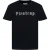 Firetrap Heren T-shirt katoen met logo (Zwart)