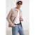 TRENDYOL MAN Heren Beige Effen Lang Regular fit Overhemden