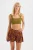 Vierkante Hals Crop Top