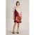 White Stuff June Linen Dress Natural Print
