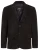 Heren Zwart Slim Geiten Suède Italiaanse Blazer Jas-Somero
