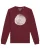 Watapparel Sweatshirt ‘ Baumscheibe ‘  bourgogne / wit