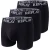 Replay Heren Boxershort met Gestikt Gulpdetail Logo (Set van 3) (Zwart)