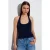 Halternek Cut-Out Slim Fit Blouse