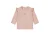 Dirkje baby longsleeve met printopdruk en ruches roze