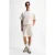 T-shirt met ribstructuur en ronde hals