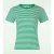 Endless Horizon Striped Cotton T-shirt in groen en wit