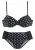 LASCANA Bikini  zwart / wit