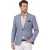 A Fish Named Fred gemeleerd colbert blauw slim fit