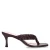 Manfield – Dames – Bruine gevlochten hak slippers –